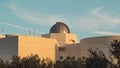 ORLANDO, FLORIDA - NOV 11, 2019: Rear view of the Orlando Science Center with observatory