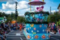 Abby Cadabby in Sesame Steet Party Parade at Seaworld 2 Royalty Free Stock Photo