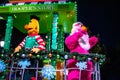 Bert and Telly Monster at Sesame Street Christmas Parade at Seaworld 1