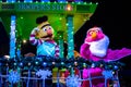 Bert and Telly Monster at Sesame Street Christmas Parade at Seaworld 3