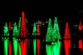 Colorful Sea of Trees in SeaWorlds Christmas Celebration 164