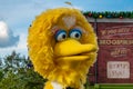 Top view of Big Bird in Sesame Steet Party Parade at Seaworld