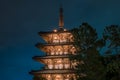 Top view of oriental building in Japan Pavillion at Epcot 45