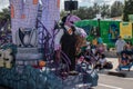 Count Von Count in Halloween Sesame Street Party Parade at Seaworld 14 Royalty Free Stock Photo