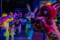 Dance Party with Zootopia characters, childs and parents at Epcot 28 Royalty Free Stock Photo