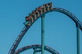 People having fun amazing Mako roller coaster at Seaworld 215.