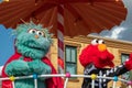 Rosita and Elmo in Sesame Street Party Parade at Seaworld 5 Royalty Free Stock Photo