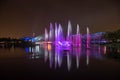 Dancing Water Jets in Electric Ocean at Seaworld 1