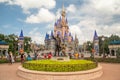 Panoramic view of Partners statue Walt Disney and Mickey in Magic KIngdom 75