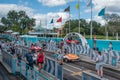 Partial view of Tomorrowland Speedway at Magic Kigndom 420.