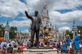 Partners statue Walt Disney and Mickey at Magic Kigndom . 3