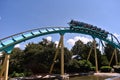 The people at Kraken Roller Coaster at Seaworld Ocean Marine Theme Park.