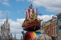 Peter Pan and Wendy in Disney Festival of Fantasy Parade at Magic Kigndom 13