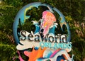 Seaworld Sign close to mainentrance.