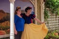 Snow White and nice woman at Magic Kigndom 2