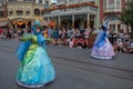 Three Fairies of Sleeping Beauty in Disney Festival of Fantasy Parade at Magic Kigndom 6 Royalty Free Stock Photo