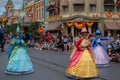 Three Fairies of Sleeping Beauty in Disney Festival of Fantasy Parade at Magic Kigndom 5.