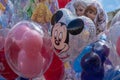 Top view of Disney balloons at Magic Kigndom 240.