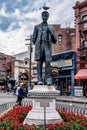 ORLANDO, FLORIDA, USA - DECEMBER, 2018: Lew Wasserman statue Royalty Free Stock Photo