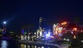 Blue Sky View CityWalk Orlando entertainment, dining and shopping promenade located next to Royalty Free Stock Photo