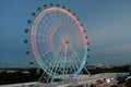 Giant wheel, air view from International Drive, Orlando, Florida