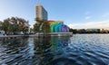 Orlando Lake Eola Amphitheater Florida US Photo image Royalty Free Stock Photo