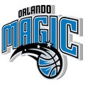 3D Emblem of the Orlando Magic, isolated on white background.