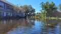 Orlando, October 2 2022 - Neighborhood Flooding by Hurricane Ian Central Florida Floods