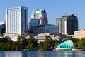 Orlando skyline Royalty Free Stock Photo
