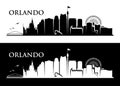 Orlando skyline - Florida - vector illustration