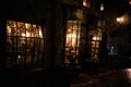 Orlando, USA - Feb. 12, 2021: Knockturn dark alley from Harry Potter movie