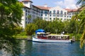 Orlando, USA - May 9, 2018: Water transport at Hard Rock hotel in Orlando, USA on March 10, 2008.