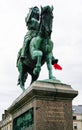 Monument of Jeanne d`Arc in Orleans city