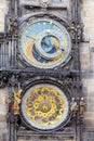 Orloj, Historical medieval astronomical clock, Old Town Hall, Prague, Czech Republic Royalty Free Stock Photo