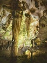 Orlova Chuka is a cave situated in the Danubian Plain, north-eastern Bulgaria Royalty Free Stock Photo