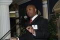 Ormer NFL Football star formerly with Redskins and Giants and TV personality Brian Mitchell speaks