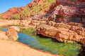 Ormiston Gorge lookout Royalty Free Stock Photo