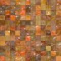 Ornage glossy tiles