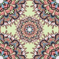 Ornament beautiful pattern with mandala. vector illustration Royalty Free Stock Photo