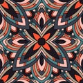 Ornament beautiful seamless pattern with mandala. beautiful background