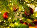 Ornament in a Christmas tree Royalty Free Stock Photo