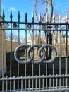 ornament of fencing of the Palace garden