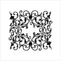 Ornament Floral Vector Ilustration Royalty Free Stock Photo