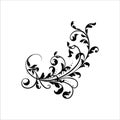 Ornament Floral Vector Ilustration Royalty Free Stock Photo