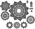 Ornament Pattern with pattern brash Royalty Free Stock Photo