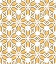 Ornament seamless pattern with decorative flowers