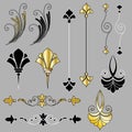 592 ornament, vector illustration for different design Royalty Free Stock Photo