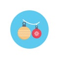Ornament vector flat color icon Royalty Free Stock Photo