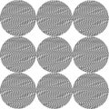 Ornamental abstract geometric seamless background with round forms