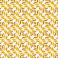 Ornamental Arabesque floral tiles seamless vector pattern. Abstract Flower Background. Royalty Free Stock Photo